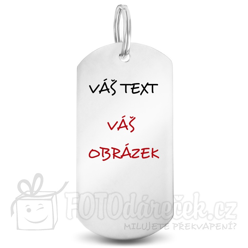 Vojenská ID známka dog tag klíčenka gravírování rytí levně rychle Brno osobní odběr Vojenská ID známka dog tag klíčenka gravírování rytí levně rychle Brno osobní odběr