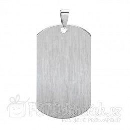 Vojenská ID známka, vojenské známky, identifikační známky, identifikační známka, dog tag, gravírování, rytí