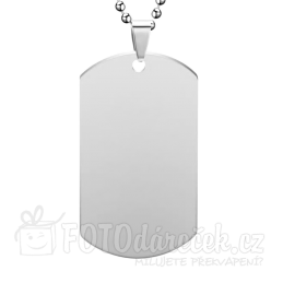 Vojenská ID známka, vojenské známky, identifikační známky, identifikační známka, dog tag, gravírování, rytí