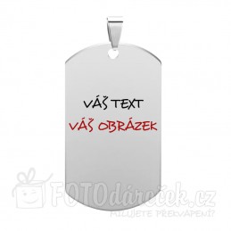 Vojenská ID známka, vojenské známky, identifikační známky, identifikační známka, dog tag, gravírování, rytí