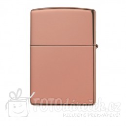 Zapalovač benzin, leštěný, rose gold, růžové zlato, měděný, gravírování, replika Zippo, dárek, Brno, osobní odběr, rytí, vyrytí