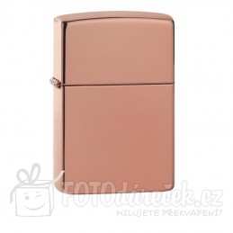 Zapalovač benzin, leštěný, rose gold, růžové zlato, měděný, gravírování, replika Zippo, dárek, Brno, osobní odběr, rytí, vyrytí