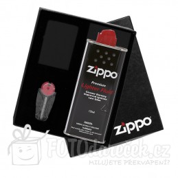 Zippo dárková kazeta, Zippo, Zippo benzin, zapalovač, dárek, gravírování, rytí